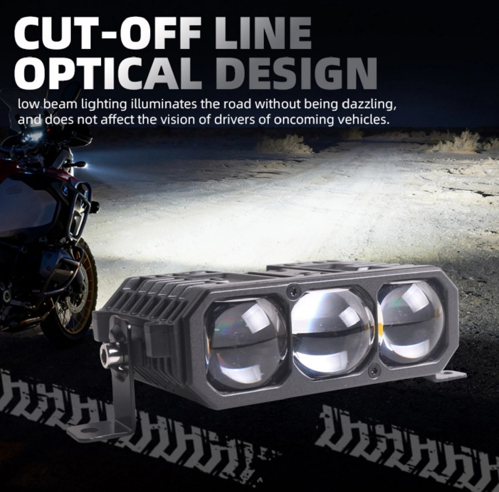 Комплект Bi-LED модулів Sanvi S30 60/90W 6000K 12V — ближнє + дальнє світло, 2 шт Харків - фото 3