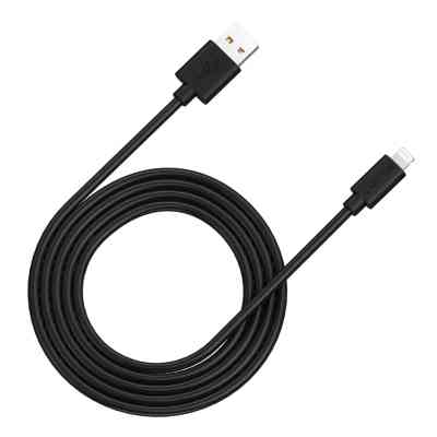 Дата кабель USB 2.0 AM to Lightning 1.0m MFI black Canyon (CNS-MFIC12B) Винница