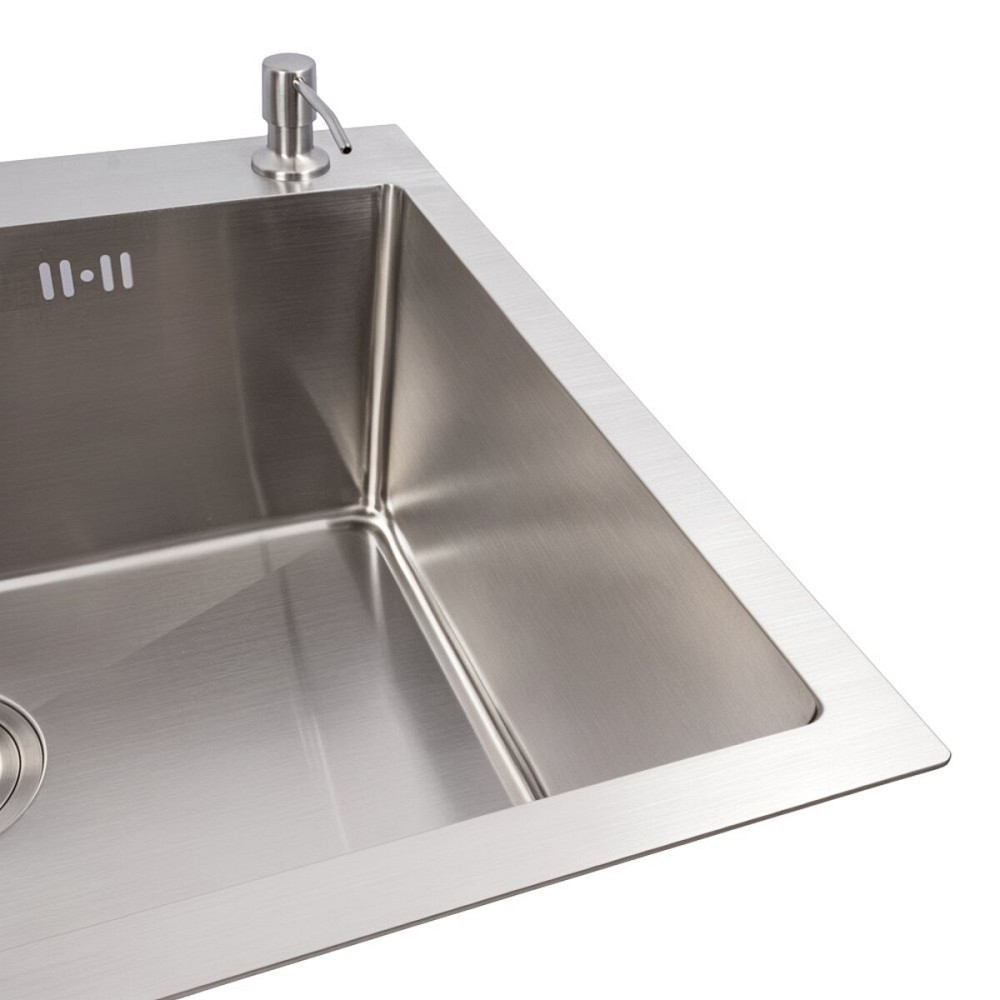 VALESO Кухонна мийка нержавійка CM 100*50 R VALESO Handmade (3.0/0.8) Коломыя - изображение 8