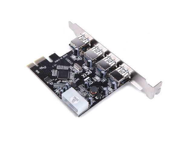 PCI-E Контролер USB3.0 (4ext. Molex) VIA, RTL Вінниця - фото 2