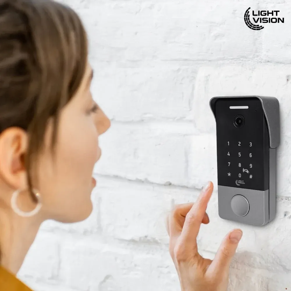 Відеопанель 2Mp Light Vision RIO FHD(KEY) Silver зі зчитувачем Mifare та клавіатурою (82-00243) Київ - фото 13