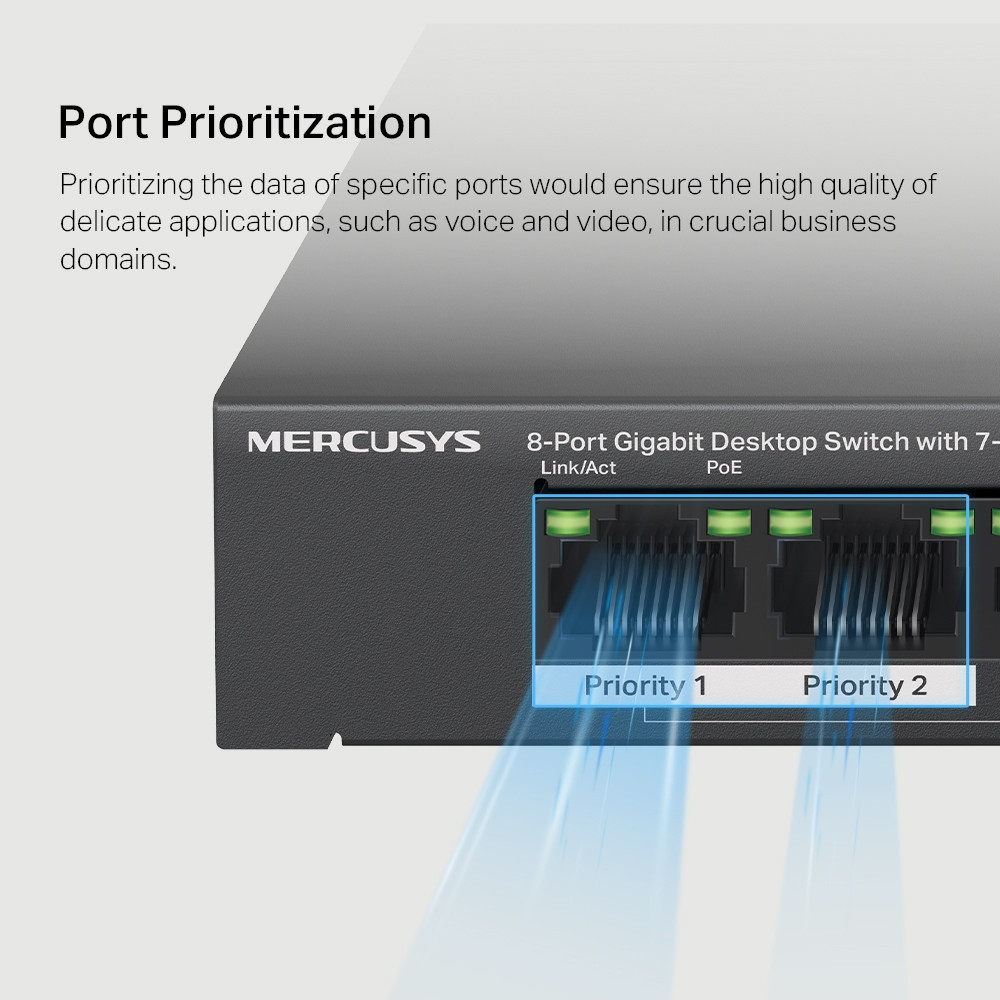Комутатор Mercusys MS108GP ( 11901 ) Харків - фото 8