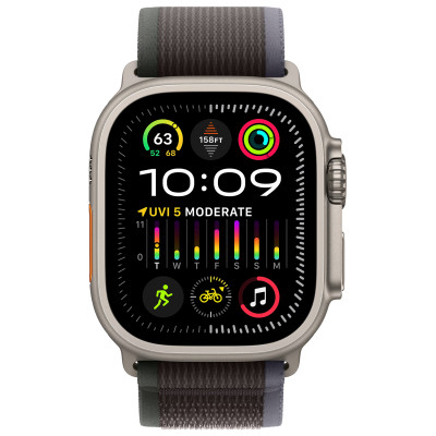 Ремешок для смарт-часов Armorstandart Trail Loop для Apple Watch 49/46/45/44/42 (Series 1-3) Blue Black (ARM74229) Винница - изображение 2