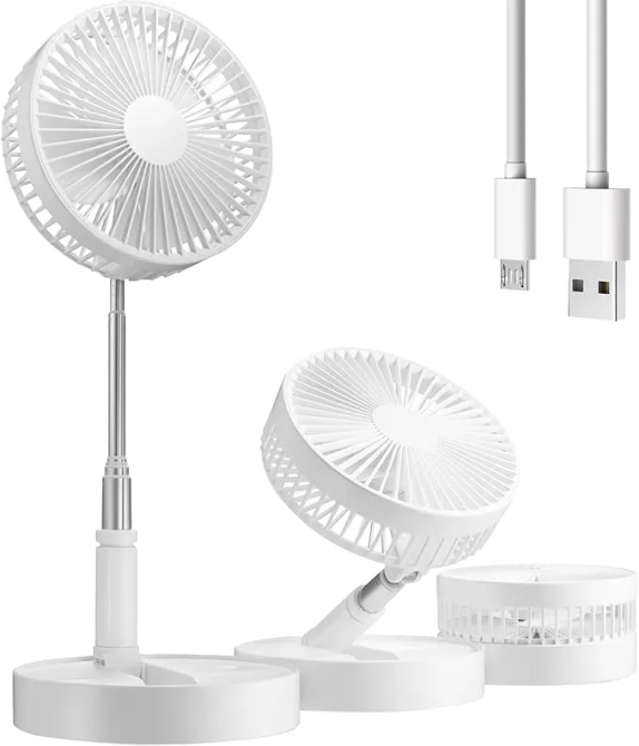 Вентилятор акумуляторний E-dream USB 7200mAh діаметр 20 см з телескопічною конструкцією, до 5 годин роботи Одеса - фото 8