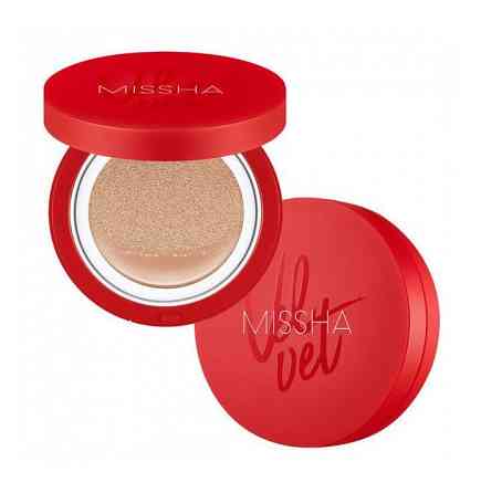 Тональный кушон для лица с матовым финишем Velvet Finish Cushion SPF50+/PA+++ №21 Missha 15 мл Киев