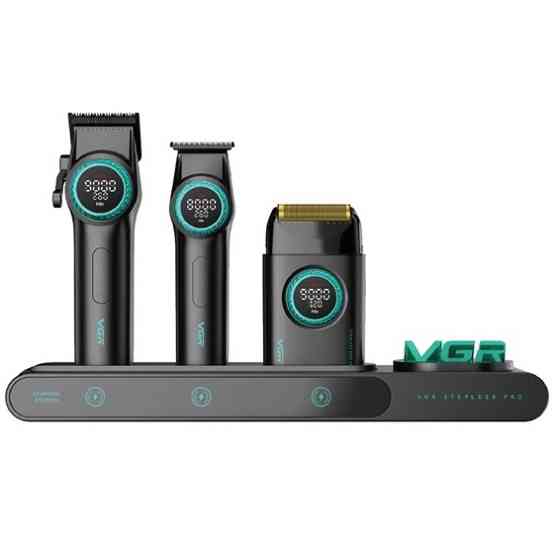Професійний набір для барберів VGR Stepless Pro 3 in 1 BLACK PK-69 Львів