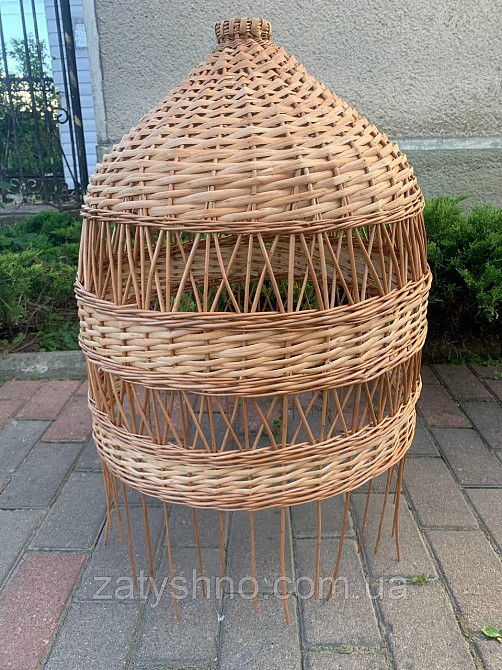 Светильник из лозы  подвесной плетеный Киев - изображение 1