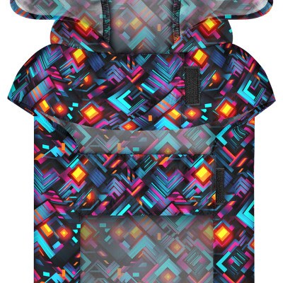 Дождевик для животных WAUDOG Clothes Накидка с капюшоном Бесконечные миры XS (355-4058) Винница - изображение 4