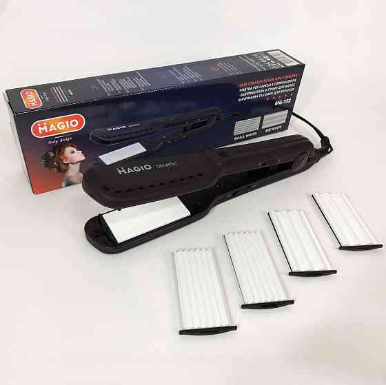 Укладання волосся випрямлення MAGIO MG-722, Праска для вирівнювання зачіски, Праска-випрямляч потужна DP-12 Львів