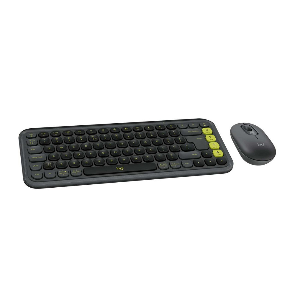 Комплект бездротовий (клавіатура, миша) Logitech Pop Icon Combo Graphite (920-013156) Сірий Харків - фото 2