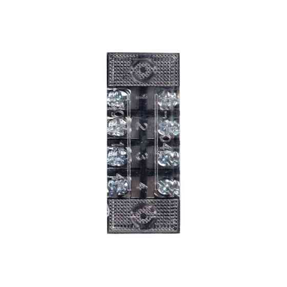 Клеммная колодка в корпусе 4 клеммных пара, 15A Днепр