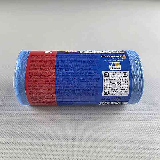 Сміттєві пакети 35л (50шт) ФБ (Сині) (1 рул) Харків