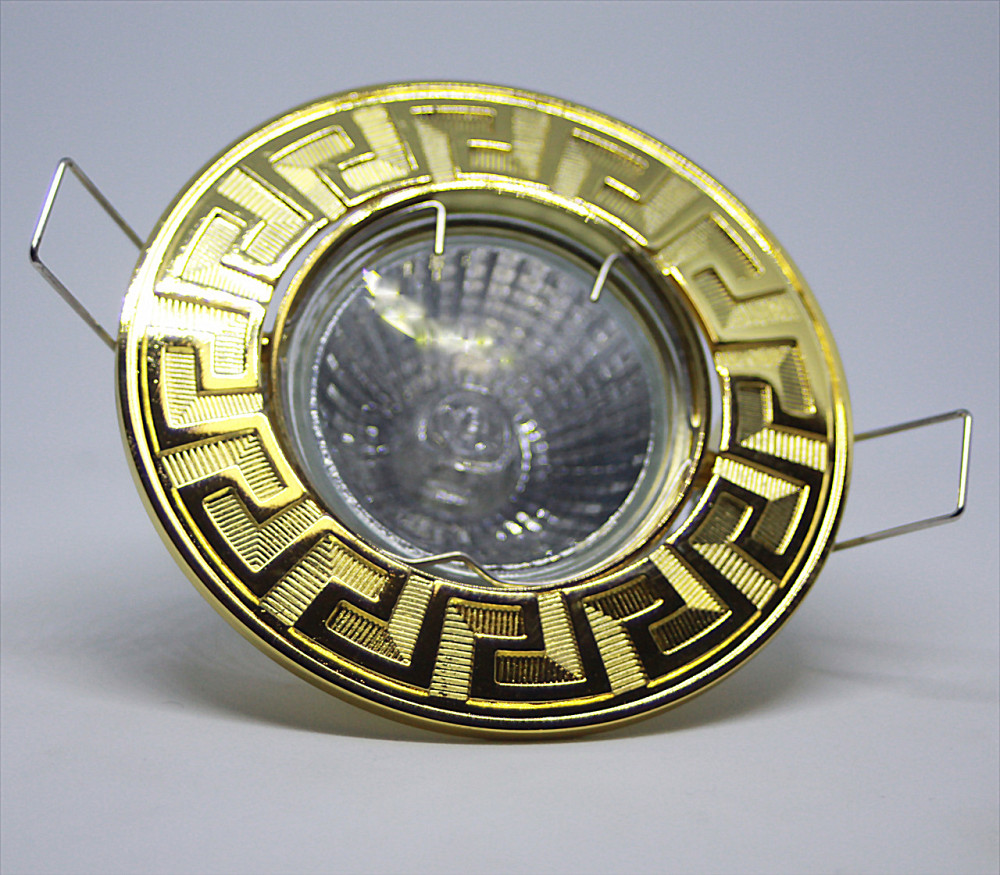 Спот - встраиваемый светильник 1хGU10х50W, золото, L6091  поворотный Днепр - изображение 1