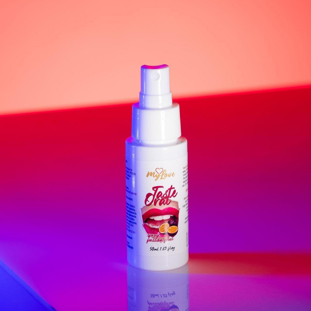 Оральний спрей - MyLove Taste Oral Spray Passion Fruit, 50 мл Sex Aura Київ - фото 3