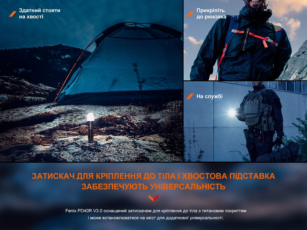 Ліхтар ручний Fenix PD40R V3.0, 3000 lm Киев - изображение 14