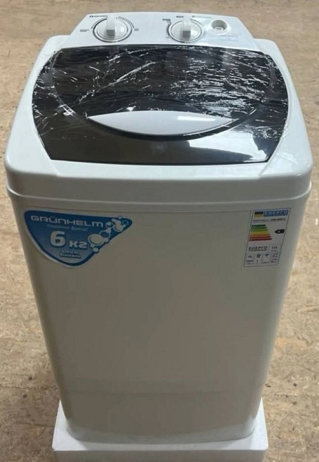 Пральна машина напівавтомат машинка на 6 кг Grunhelm GWB-W602-B. Київ - фото 3
