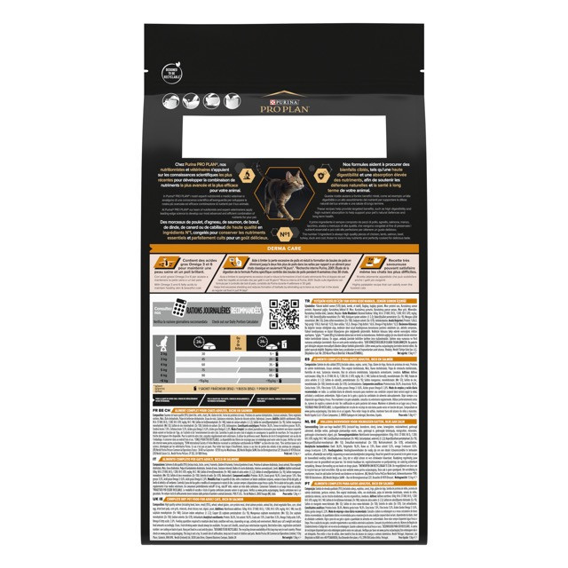 Сухой корм PRO PLAN Adult 1+ Derma Care для взрослых кошек для поддержания здоровья кожи и красоты шерсти, с лососем, 10 кг Киев - изображение 3