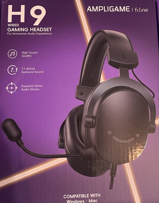 Наушники Fifine H9 Black 7.1 Харьков - изображение 2