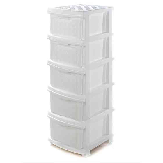 Комод пластиковый белый R-Plastic 