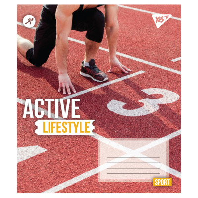 Зошит Yes Active lifestyle А5 48 аркушів клітинка (767712) Вінниця - фото 2
