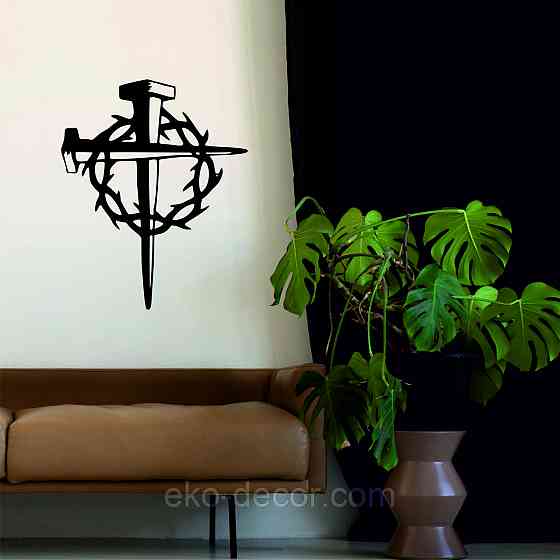 Декоративне настінне Панно «Хрест», Декор на стіну Київ