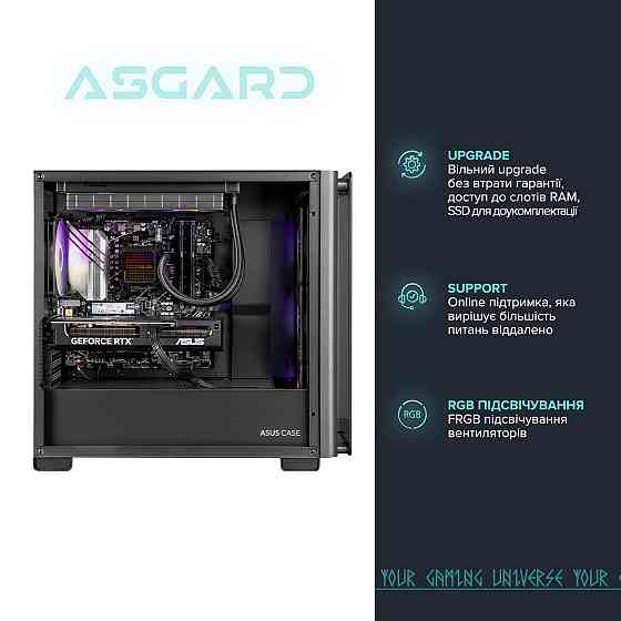 Персональний комп'ютер ASGARD Hodr (I265KF.32.S20.56T.5711) ( 20585 ) Харків