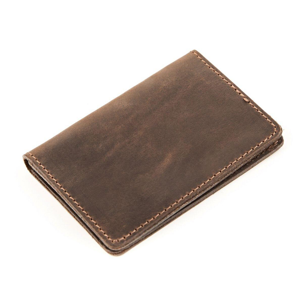 Обложка для водительских прав Shvigel 13925 кожаная Коричневая Киев - изображение 4