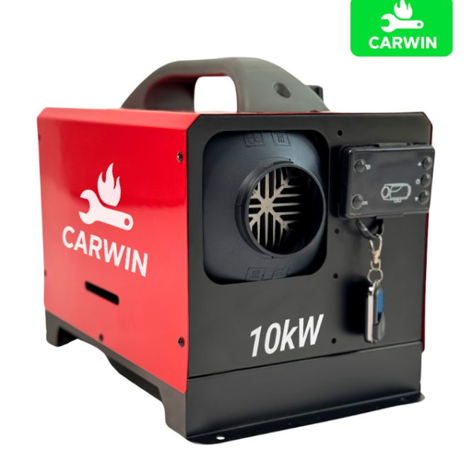 Автономний дизельний обігрівач (Webasto) CARWIN 10 кВт (12В/24В/220В) з LCD-дисплеєм та пультом ДК Київ - фото 2