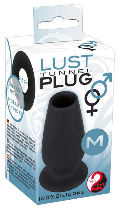 Анальна пробка - Lust Tunnel Plug M Sex Aura Київ - фото 8