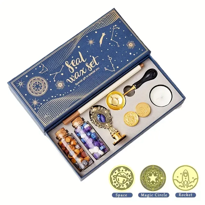 Набор для восковых печатей Wax Seal Set (штамп + воск + ложечка) Киев - изображение 2