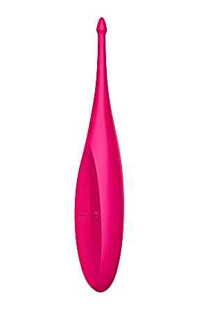 Вибратор для целенаправленной стимуляции Satisfyer Twirling Fun с гибкой шейкой, розовый Sex Aura Киев