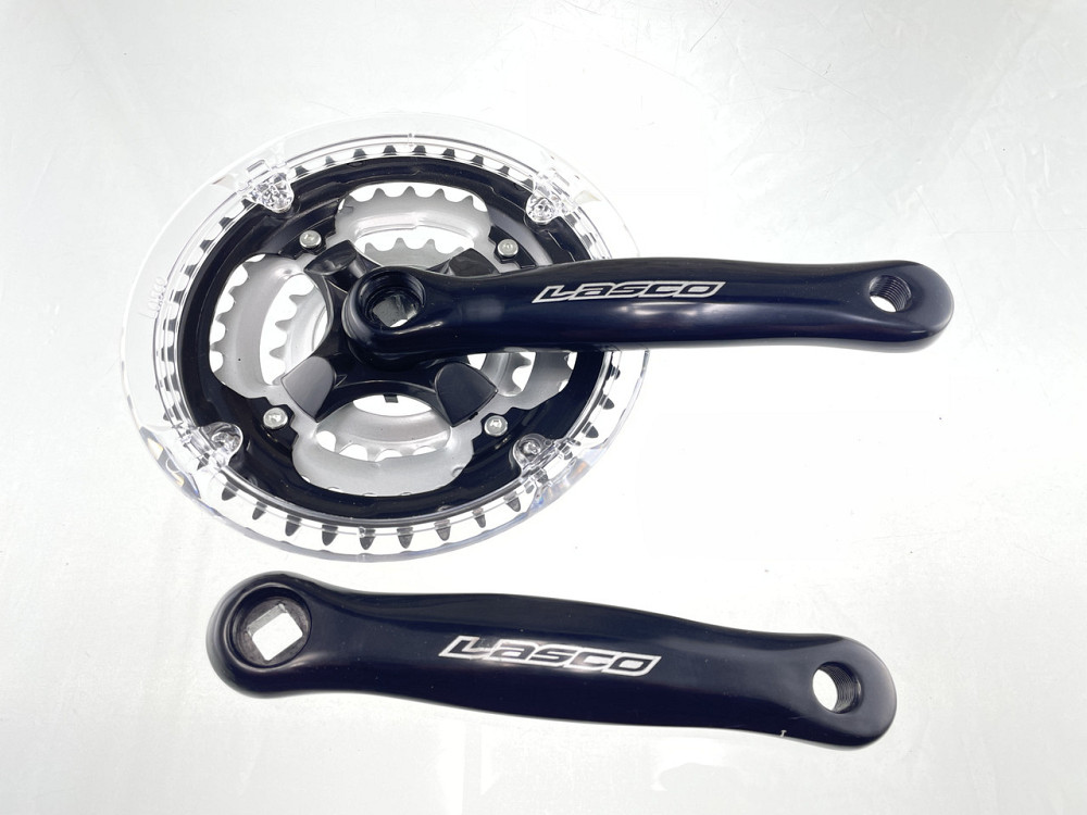 Звезды велосипедные (передние)   24/34/42T   (+2 шатуна L-17 см, квадрат, алюминий, с защитой)   (3F1542SP)   (LASCO) Мукачево - изображение 1