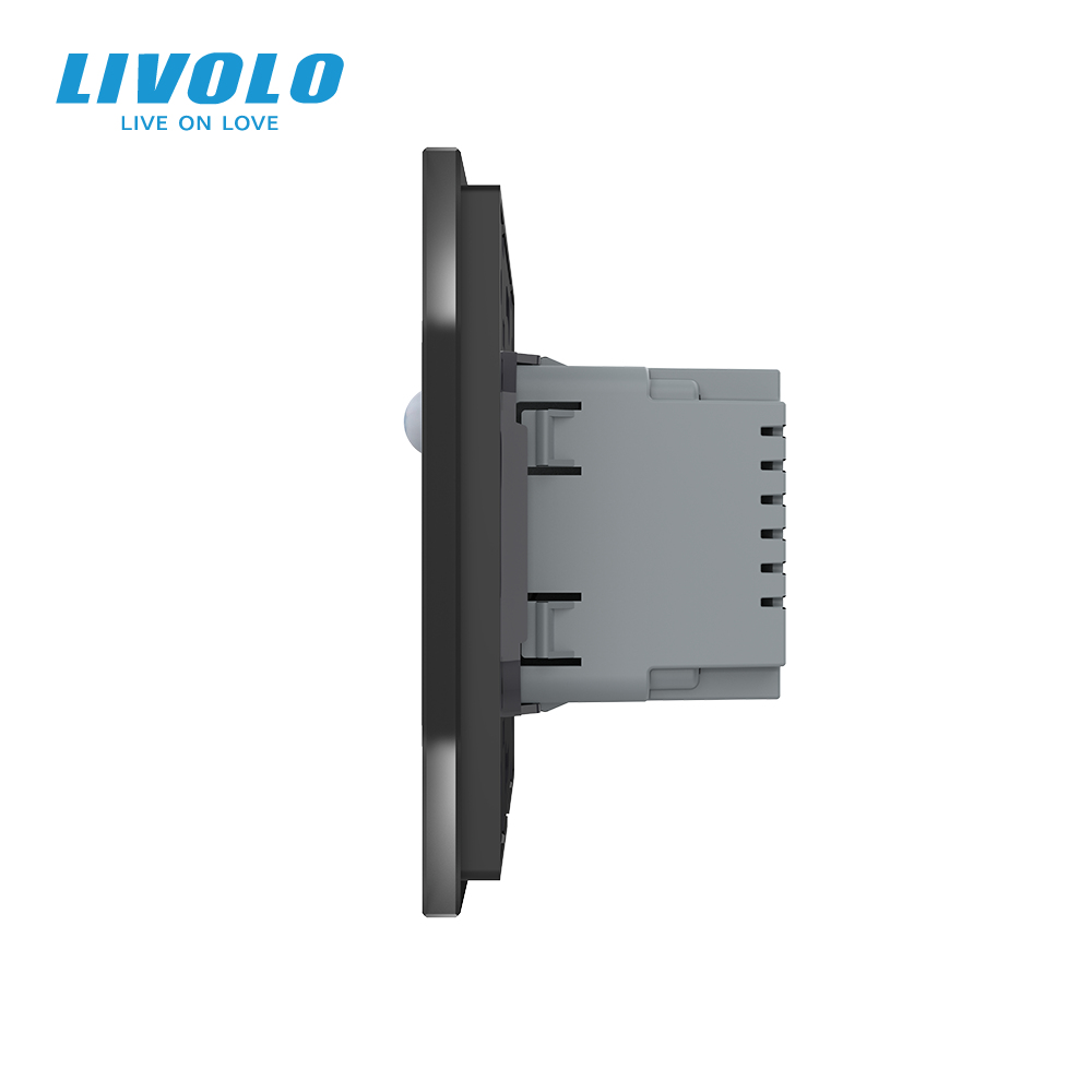 Cвітильник автоматичний для сходів підлоги датчик руху темряви, чорний матовий, 2700K, 220В, 0.35Вт, огляд 120°, затримка 40с, дальність 4м LIVOLO Коломия - фото 9