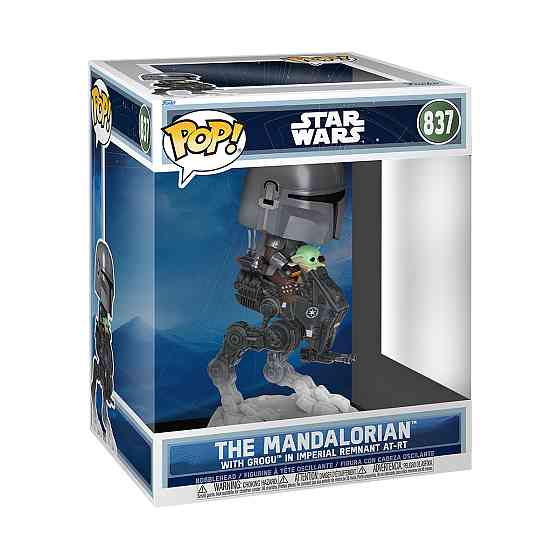 Ігрова фігурка Funko POP! Rides серії Мандалорець і Ґроґу - Мандо з Ґроґу на всюдиході Днепр