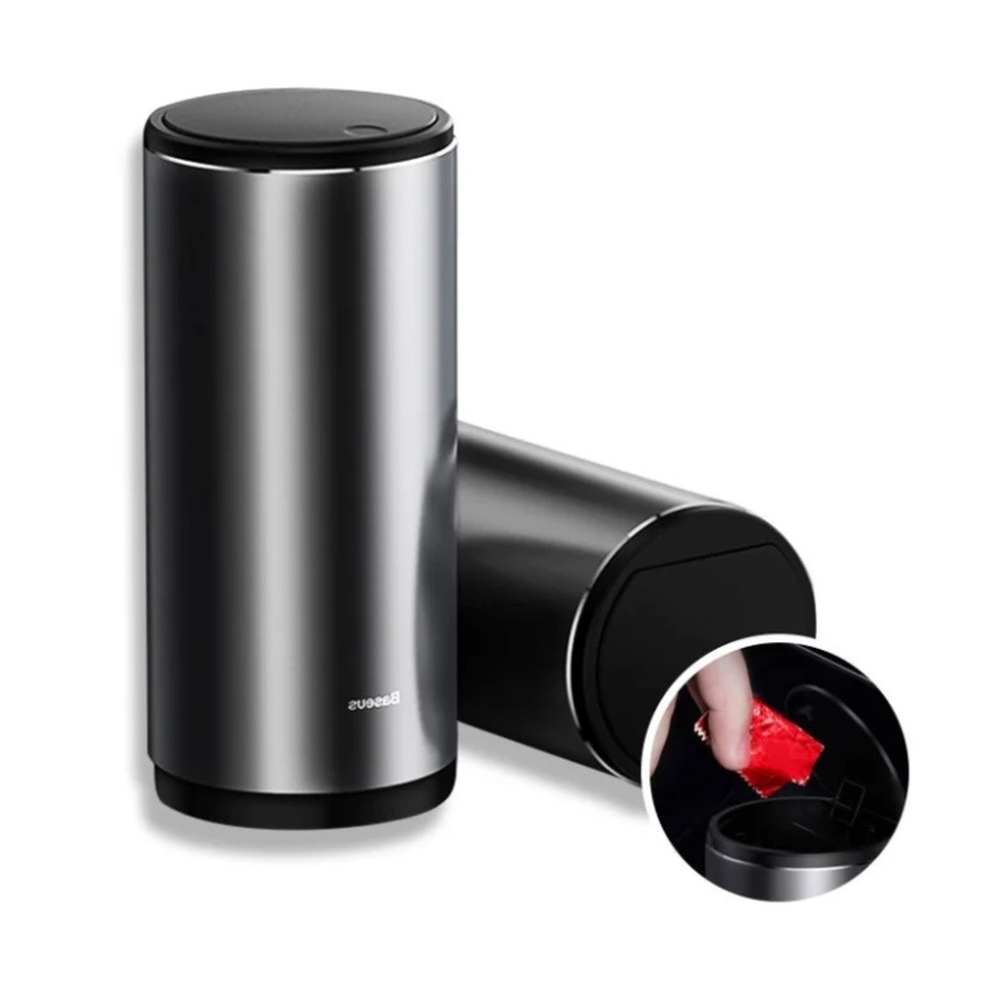 Автомобільний сміттєвий контейнер Baseus Gentleman Style Vehicle-mounted Trash Can（Bag1 roll/30）Black Київ - фото 8
