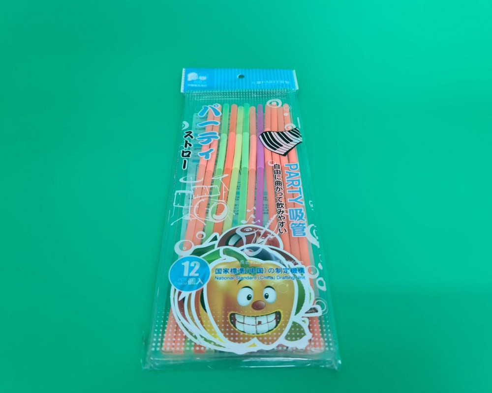 Соломка-трубочка "Фрукти" d6-260мм люминесц (12)*500 (1 шт) Харків - фото 3