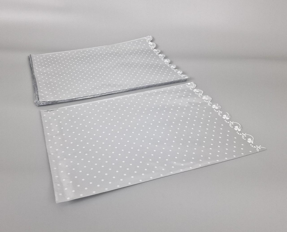 Пакет с рисунком для упаковки подарков   (25*40) №427 (4) фольгированный (ажурный) 