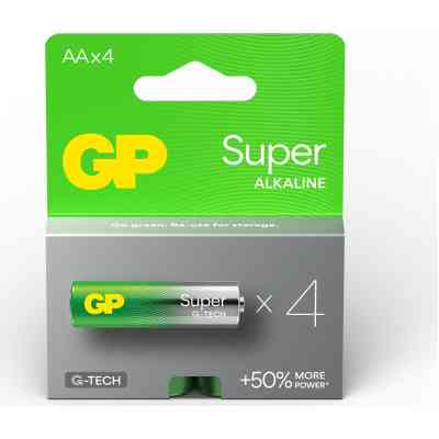 Батарейка Gp AA LR6 Super Alcaline * 4 (15A21-SB4 / 4891199216763) Винница