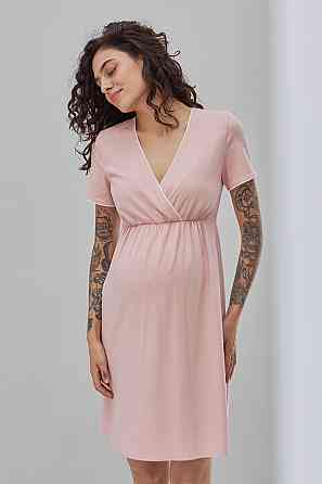 Нічна сорочка для вагітних і годуючих мам Alisa light L Юла Мама Пудровий Кривий Ріг