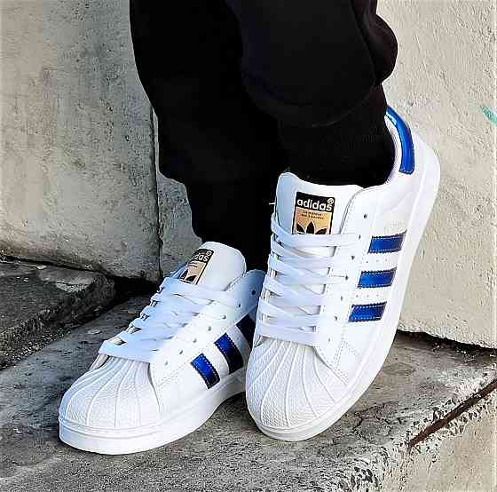 Кросівки Adidas Superstar Білі Адідас Суперстар Шкіряні (розміри: 36,37,38,39,40) — 29-7 Відео Огляд Дніпро