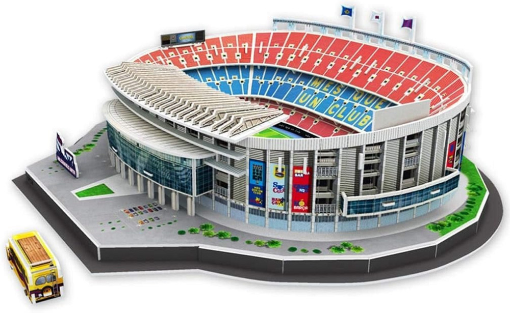 Стадіон Камп Ноу. Величезні 3D пазли "Camp Nou" Тривимірний конструктор-головоломка Кам'янець-Подільський - фото 5