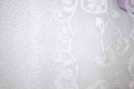 Кухонная занавеска VR-Textil № 00к сиреневый с белым 280х170 см (59-672) Киев