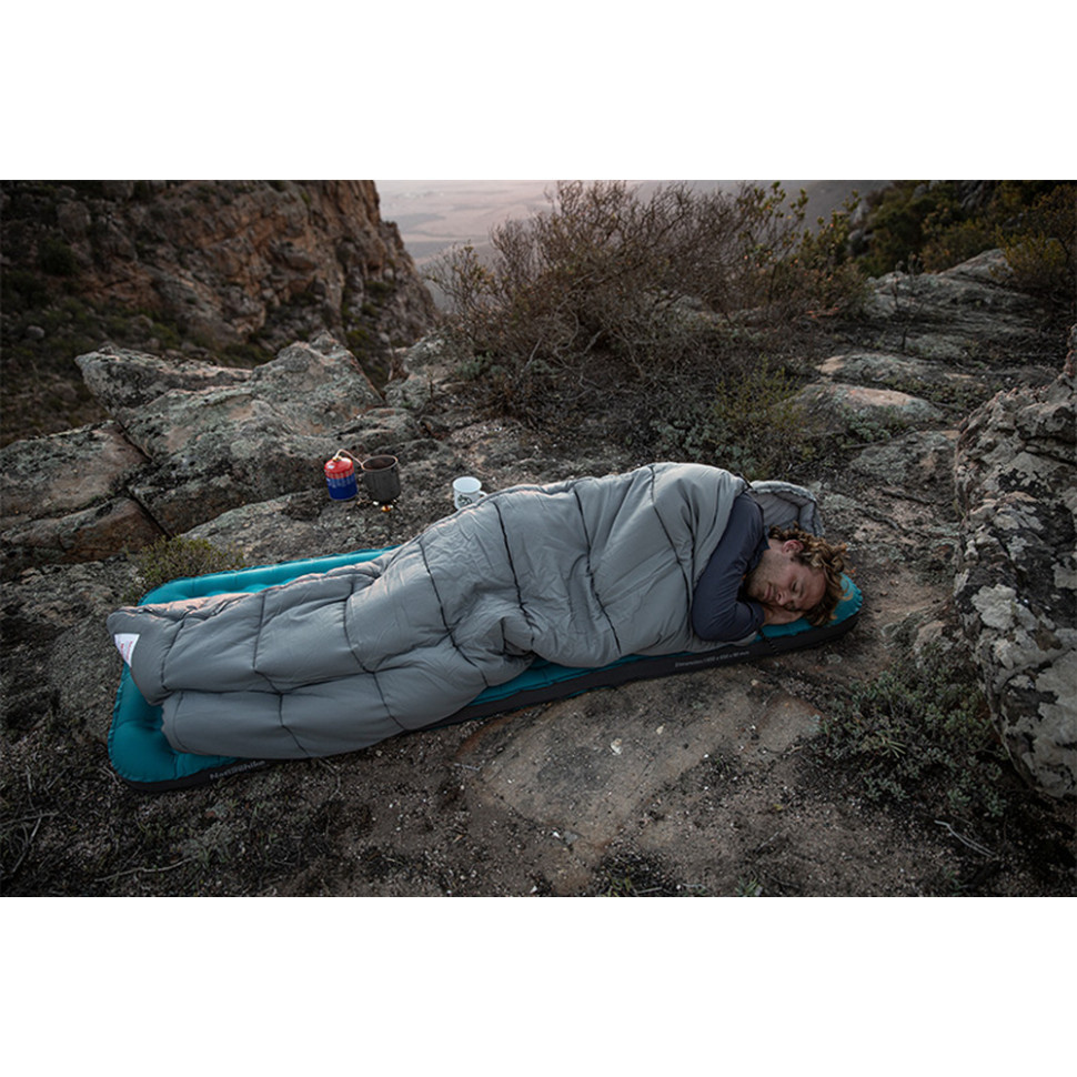 Спальний мішок з капюшоном із звичайним мішком для зберігання Naturehike M300 CNK2350WS023, сірий, правий Київ - фото 13