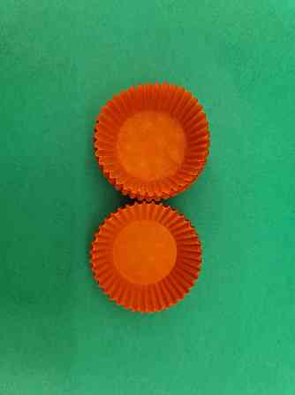 Тартолетка для кексів "Кругла помаранчева"D30 H9,5 (100шт)/3а/ (1 уп.) Харків