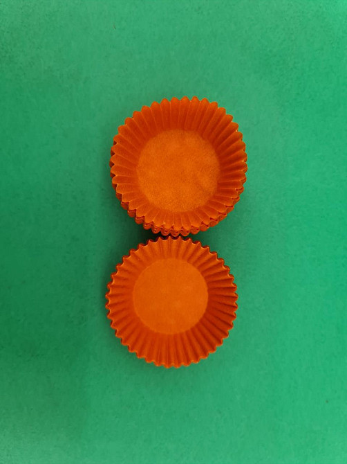 Тартолетка для кексів "Кругла помаранчева"D30 H9,5 (100шт)/3а/ (1 уп.) Харків - фото 4