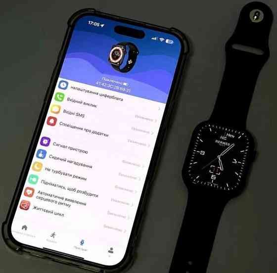 РОЗПРОДАЖ / Смарт-годинник Watch S10 46mm / алюмінієвий корпус. Киев
