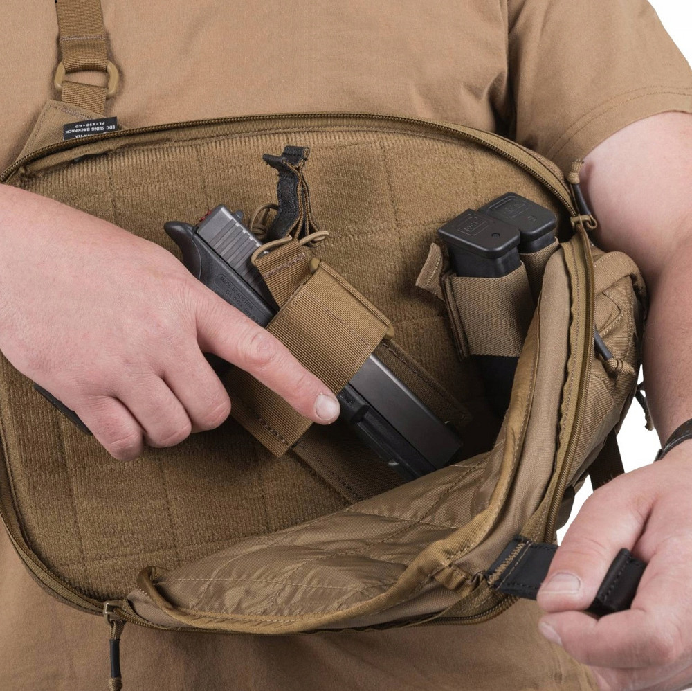 Тактичний Рюкзак однолямковий 6.5 літрів Helikon-Tex "EDC Sling" (PL-ESB-CD-11) Coyote Нововолинськ - фото 9