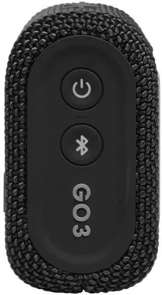 Портативна Bluetooth-колонка JBL Go 3 Black, 4,2 Вт, IP67, до 5 годин, USB-C, бездротова, чорна Київ - фото 5