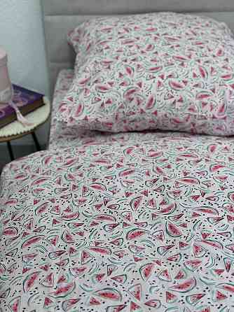 Ecotton Комплект постільної білизни Ecotton полуторний 147х210 см Кавун рожевий (22814) Киев