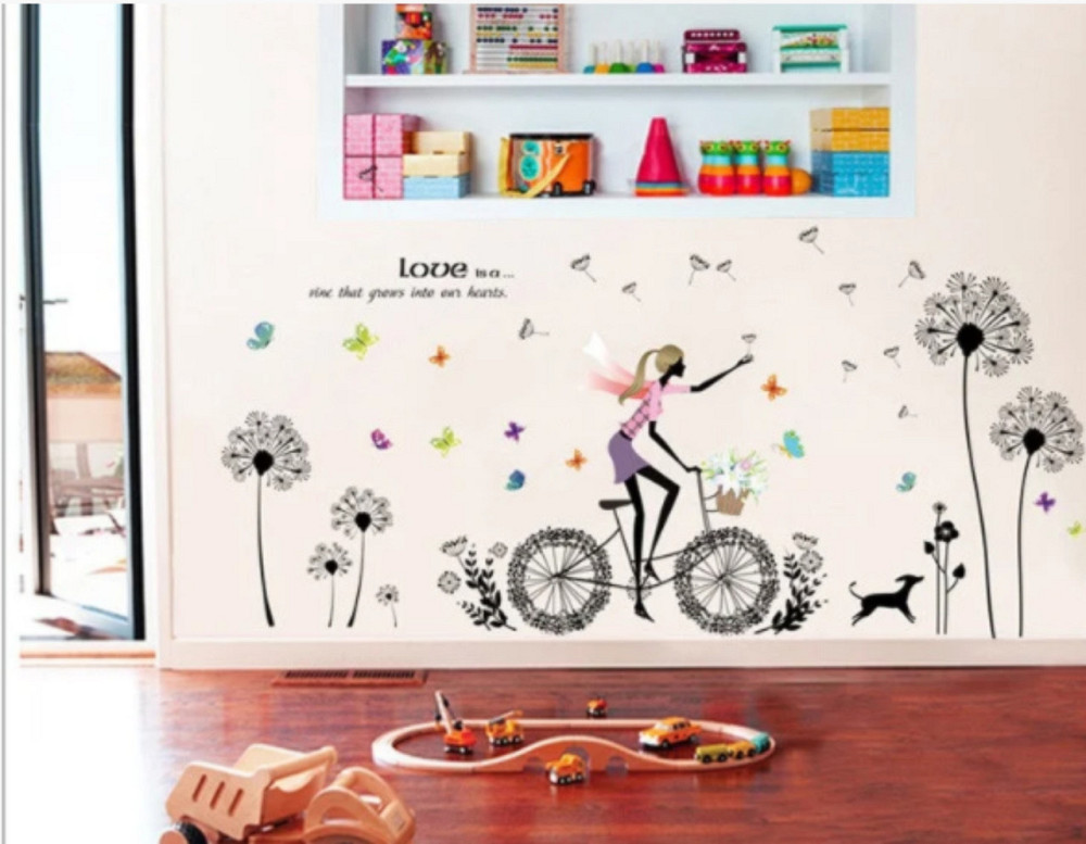 Виниловая наклейка на стену Одуванчики Киев - изображение 1